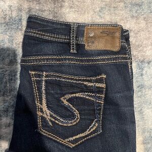 Silver Jeans Dark Blue Denim